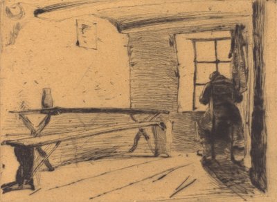 Snålen, c. 1861. av James Abbott McNeill Whistler