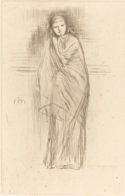 Modellen vilar, 1870. av James Abbott McNeill Whistler