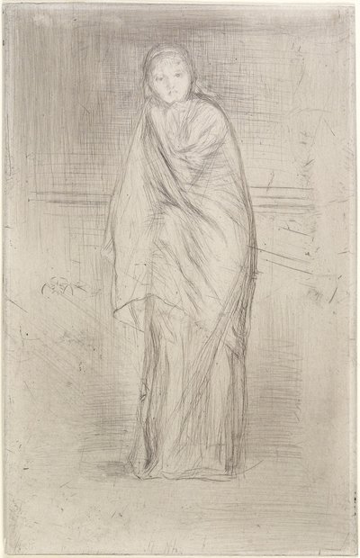 Modellen vilar, 1870 av James Abbott McNeill Whistler