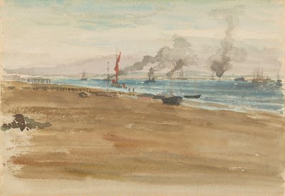 Flodens mynning, 1881-1883. av James Abbott McNeill Whistler