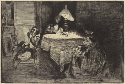 Musikrummet, 1858. av James Abbott McNeill Whistler