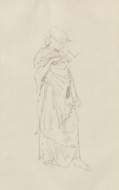 Romanen - flickläsning av James Abbott McNeill Whistler