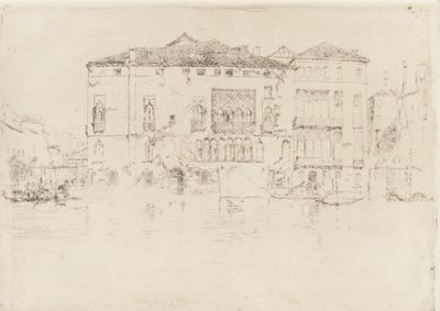 Slotten, 1879-1880. av James Abbott McNeill Whistler