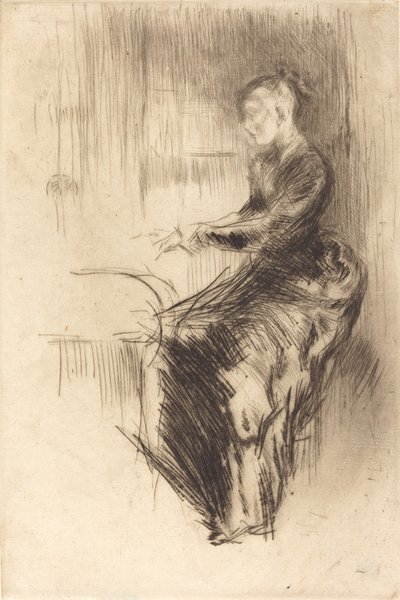 Pianot, 1875. av James Abbott McNeill Whistler