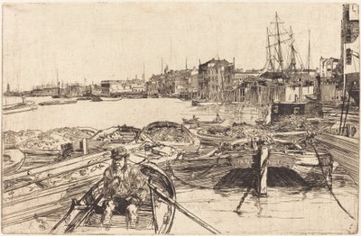 Poolen, 1859. av James Abbott McNeill Whistler