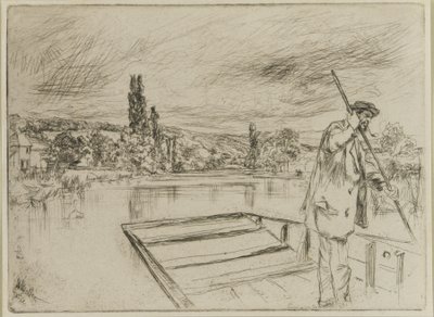 The Punt, 1861 (etsning på papper) av James Abbott McNeill Whistler