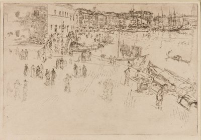 Riva, 1879-1880. av James Abbott McNeill Whistler