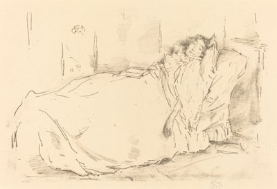 Siestan, 1896. av James Abbott McNeill Whistler