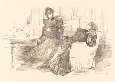 Systrarna, 18941895. av James Abbott McNeill Whistler