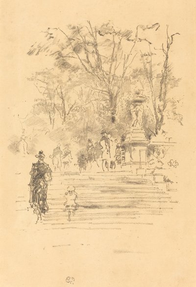 Stegen, Luxemburg, 1893. av James Abbott McNeill Whistler