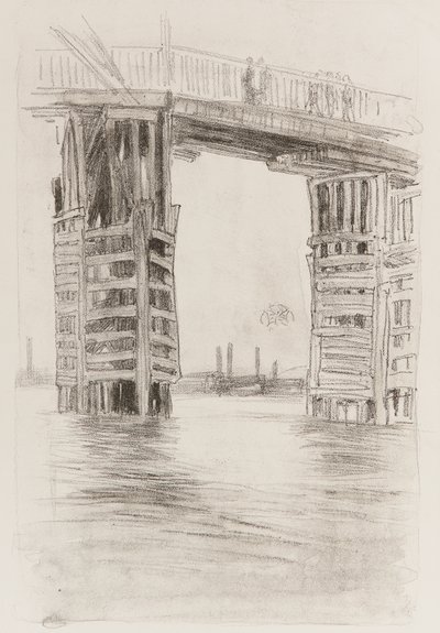 Den höga bron, 1878. av James Abbott McNeill Whistler