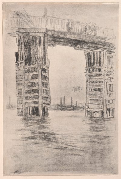 Den höga bron, 1878. av James Abbott McNeill Whistler
