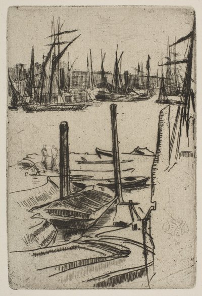 Den lilla poolen, [1879]. av James Abbott McNeill Whistler