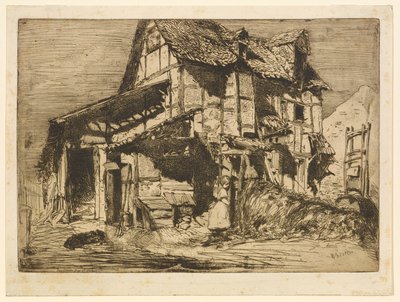 Den osäkra hyresgården, 1858. av James Abbott McNeill Whistler