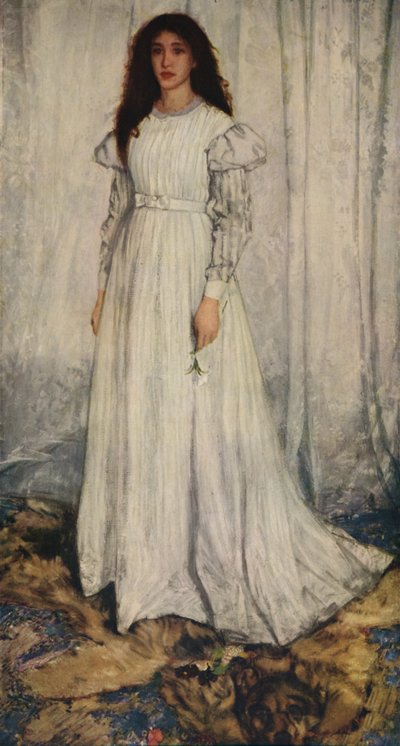 Den vita flickan, 1862 av James Abbott McNeill Whistler