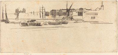 Vita tornet, ca. 1875. av James Abbott McNeill Whistler