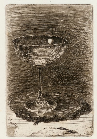 Vinglaset, 1858. av James Abbott McNeill Whistler