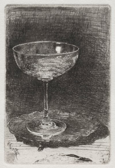 Vinglaset, 1858. av James Abbott McNeill Whistler