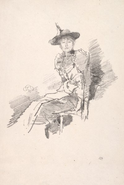 Den bevingade hatten, 1890. av James Abbott McNeill Whistler