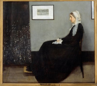 Konstnärens mor eller arrangemang i grått och svart n°1 av James Abbott McNeill Whistler