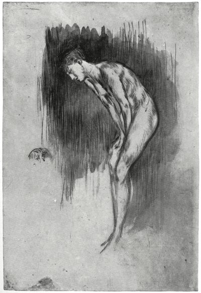 Tillie, en modell, 1873 1904. av James Abbott McNeill Whistler