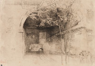 Färja, 1879-1880. av James Abbott McNeill Whistler