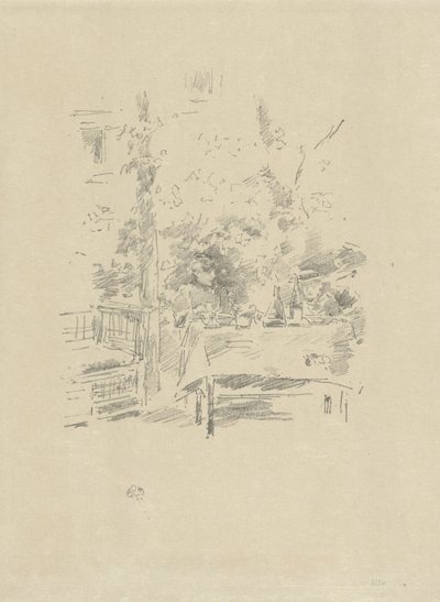 Head-to-head i trädgården av James Abbott McNeill Whistler