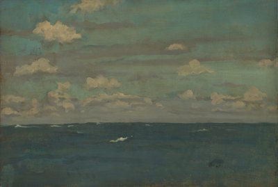 Violett och silver - The Deep Sea, 1893. av James Abbott McNeill Whistler