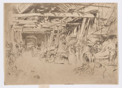 Hjulmakare av James Abbott McNeill Whistler