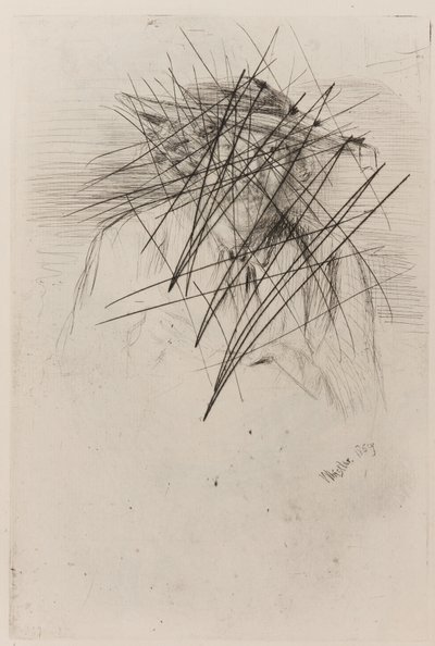 Whistler med hatt, 1859. av James Abbott McNeill Whistler