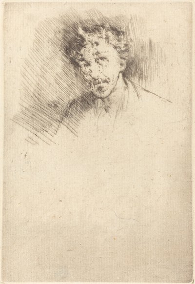 Whistler med det vita låset, 1879. av James Abbott McNeill Whistler