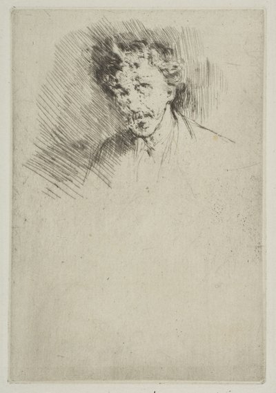 Whistler med det vita låset, 1879. av James Abbott McNeill Whistler