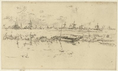 Zaandam av James Abbott McNeill Whistler
