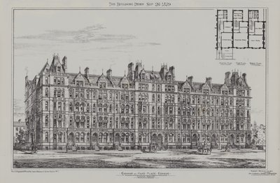 Cadogan Terrace, Cadogan och Hans Place Estate, Chelsea, 1879 av James Akerman