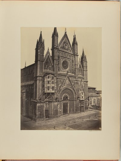 Fasaden på Orvietos katedral av James Anderson