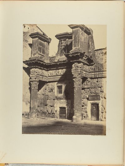 Minervas tempel i Nervas forum av James Anderson