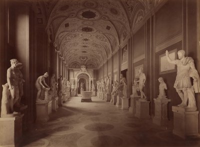 Statyernas sal, 1850-60-tal. av James Anderson