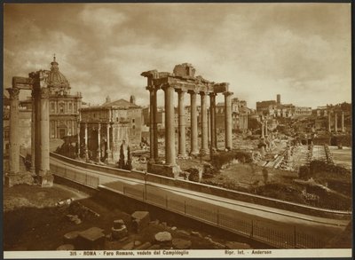 Forum Romanum, sett från huvudstaden av James Anderson