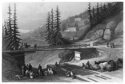 Simla, Indien, c1860. av James B. Allen
