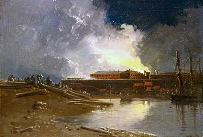 Bristol Burning av James Baker Pyne