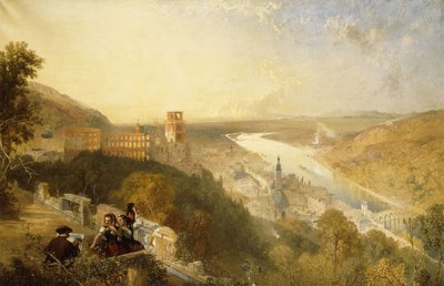 Heidelberg från terrassen av James Baker Pyne