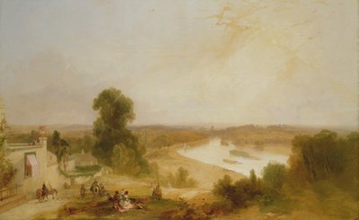 Utsikt över Themsen från Richmond Hill, 1835 av James Baker Pyne