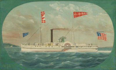 Steamer St. Lawrence, 1850. av James Bard