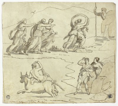 Antik mosaik i Barberinipalatset av James Barry