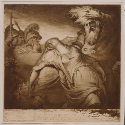 Kung Lear och Cordelia av James Barry