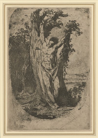 Sankt Sebastian, ca 1776 (mjukgrundsetsning med roulettearbete och fula bett) av James Barry