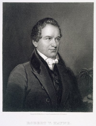 Robert Young Hayne (1791-1841) graverad av Henry Bryan Hall (1808-84) av James Barton Longacre