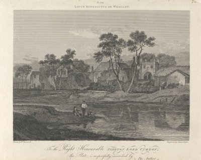 Whalley Abbey (närmare vy) av James Basire