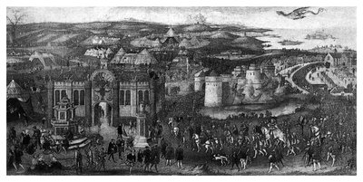 Guldtygets fält, 1520, 1896. av James Basire I