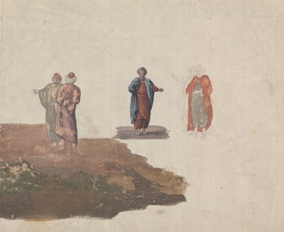 Fem män som pratar av James Bruce